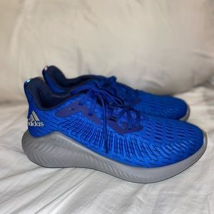 Blue boost Adidas shoes